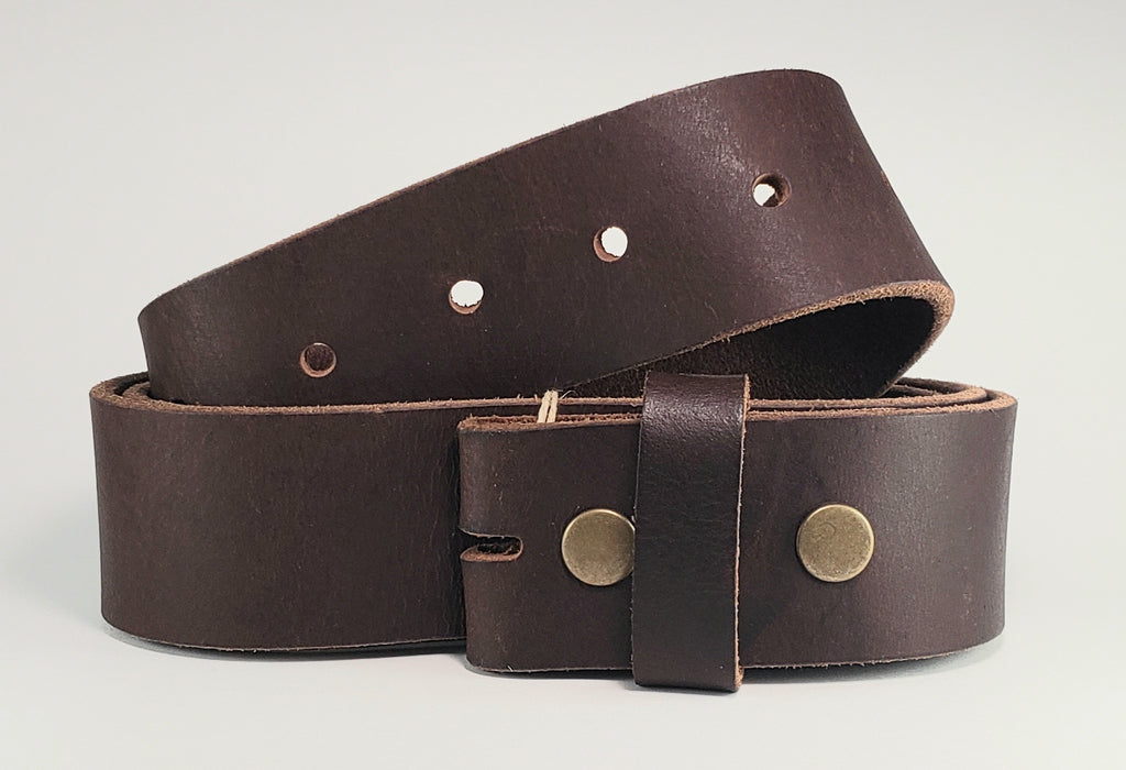 Buffalo Leather Belt - 40, Badlands Russet